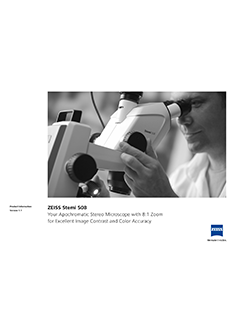 Zeiss Mikroszkóp Stemi 508 Termék információ EN